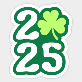 2025 St Patricks Day Sticker